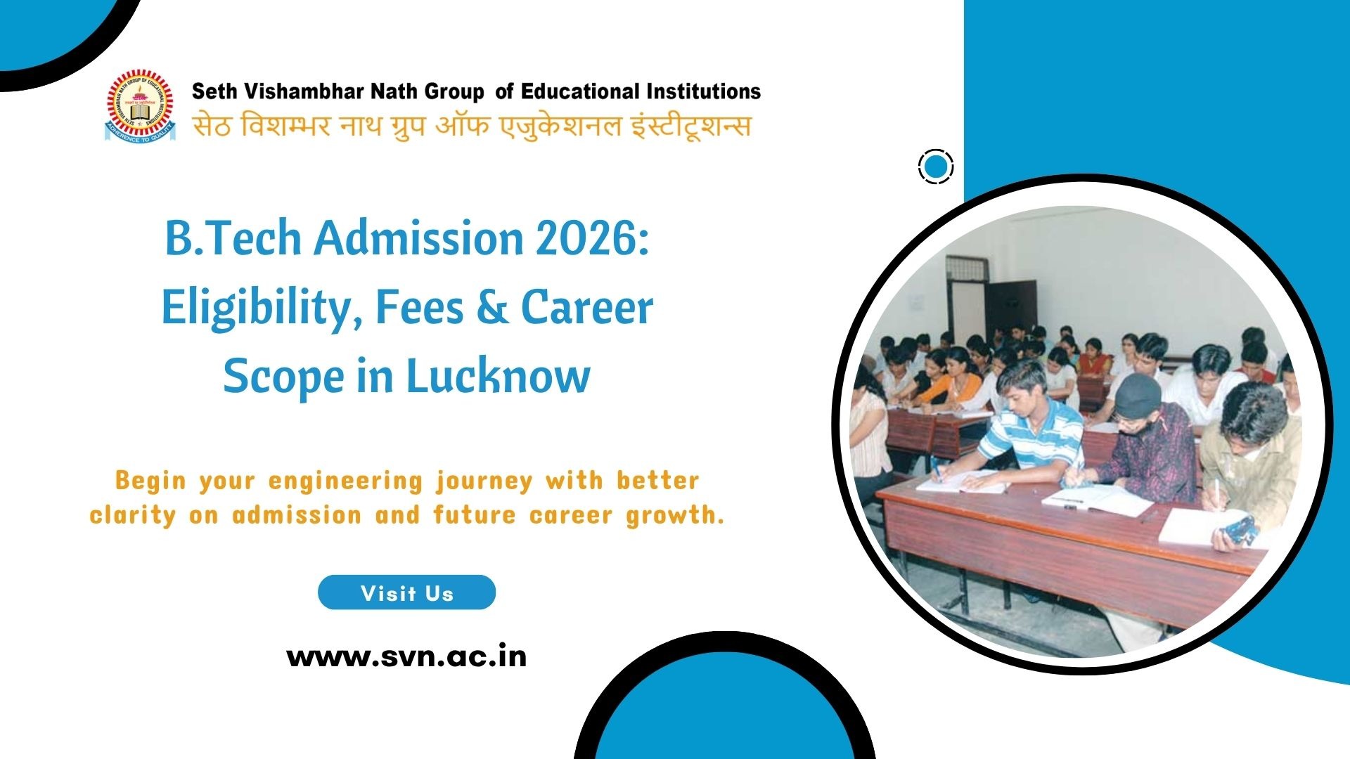 BTech Admission 2026: Eligibility, Fees & Career Scope in Lucknow