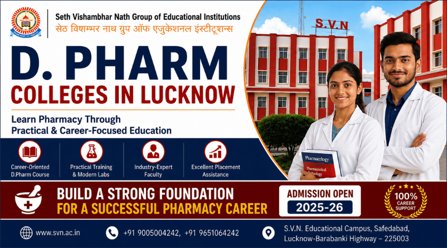 D. Pharm Colleges in Lucknow