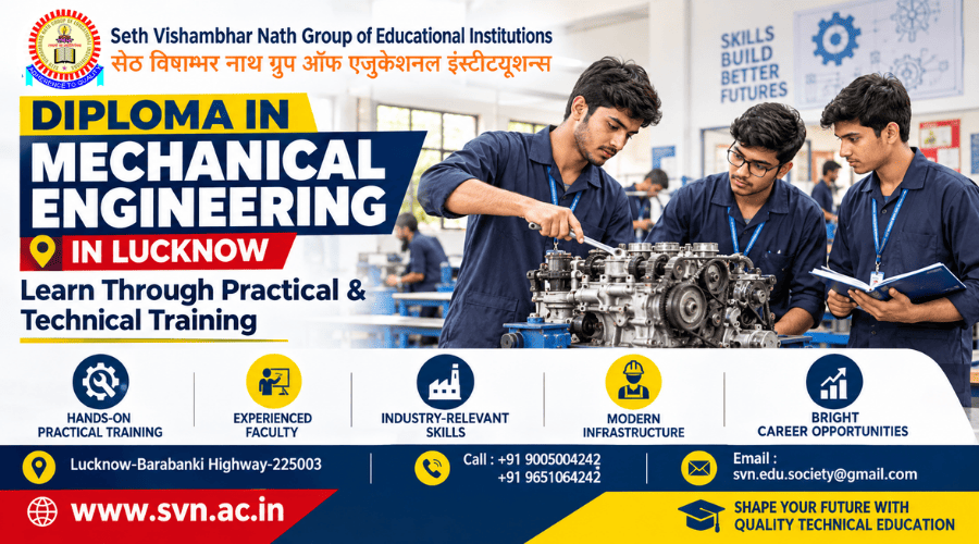 Diploma in Mechanical Engineering in Lucknow