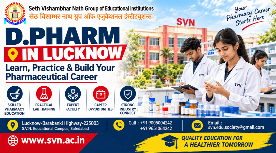 D Pharma Institute in Lucknow